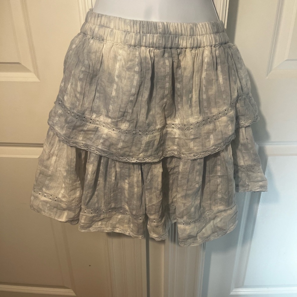 Erica Wilson Ruffle Skirt NWT